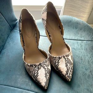 Snake skin heels